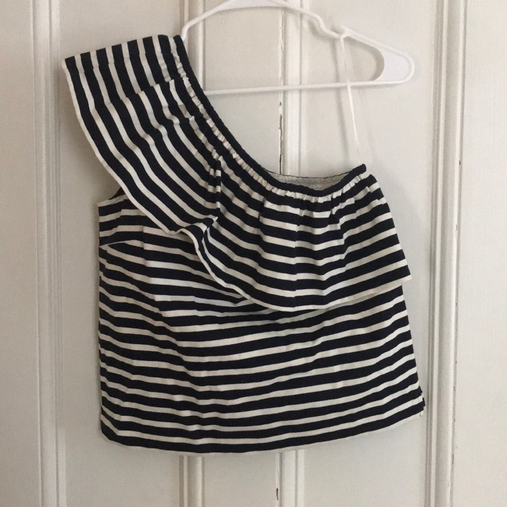 Off the shoulder Jcrew shirt